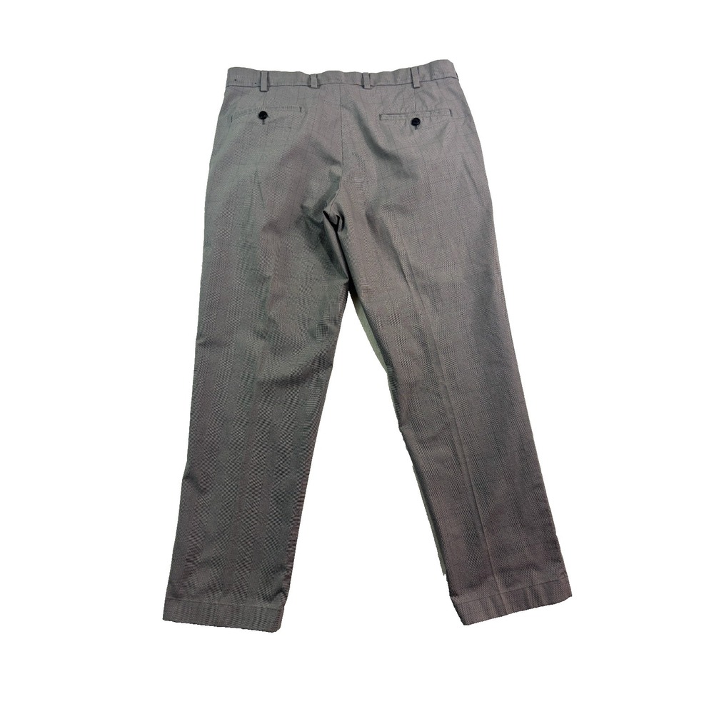 Brooks Brothers 36x30 Gray Glen Plaid Lightweight Advantage Chino Clark Pants - Picture 6 of 9